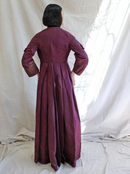 Victorian Silk Walking Coat