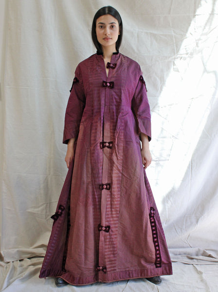 Victorian Silk Walking Coat