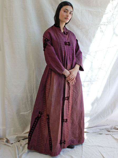 Victorian Silk Walking Coat