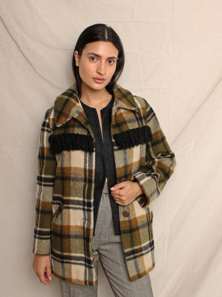 40s Plaid Siesta Jacket