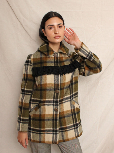 40s Plaid Siesta Jacket
