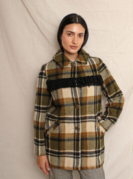 40s Plaid Siesta Jacket