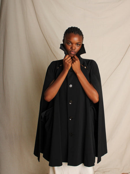Yohji Yamamoto Cape Coat
