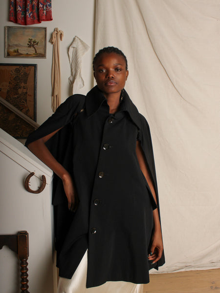 Yohji Yamamoto Cape Coat
