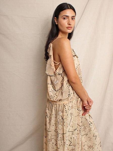 Zandra Rhodes Drop Waist Dress