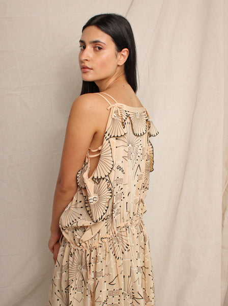 Zandra Rhodes Drop Waist Dress